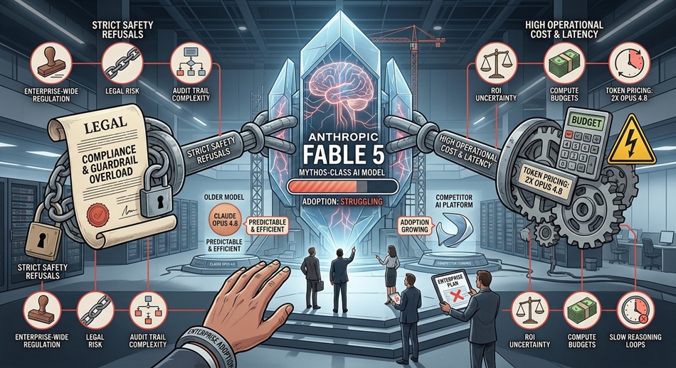 Anthropic's Fable 5 struggling with enterprise adoption