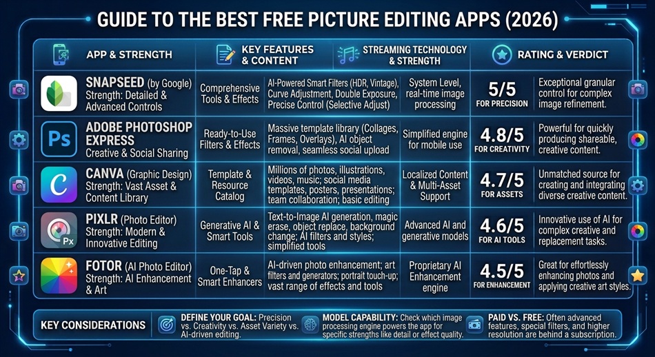 Best Free Picture Editing Apps (10 Tested)