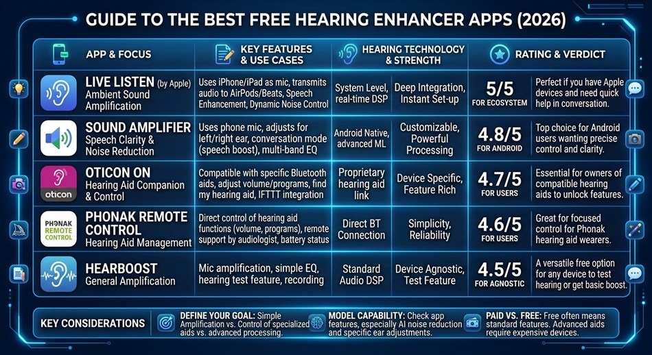 Best Free Hearing Enhancer App (9 Tested)