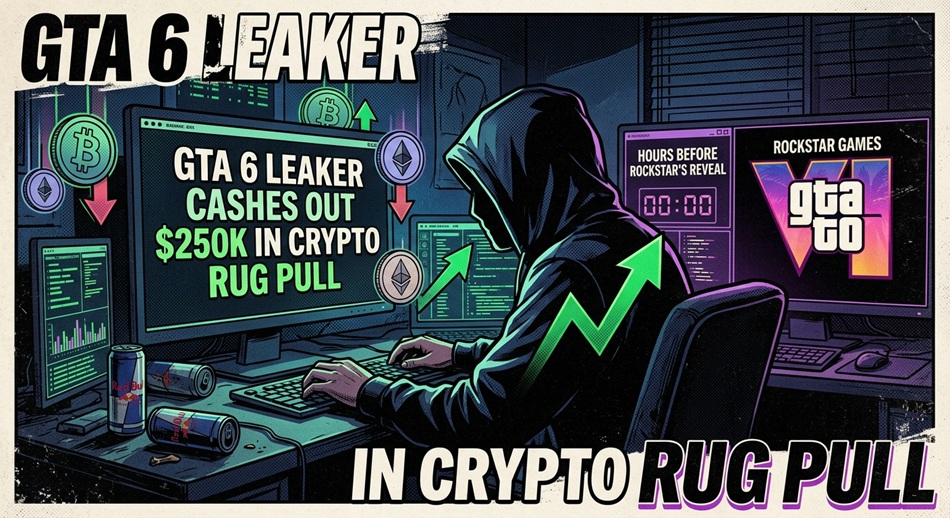 GTA 6 Leaker Cashes Out $250K in Crypto Rug Pull Just Hours Before Rockstar's Reveal