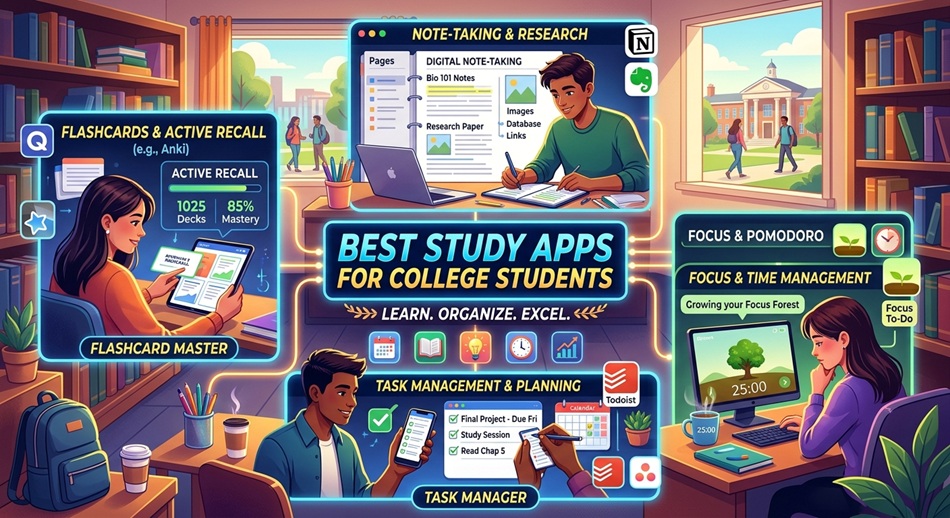 best study apps for college students