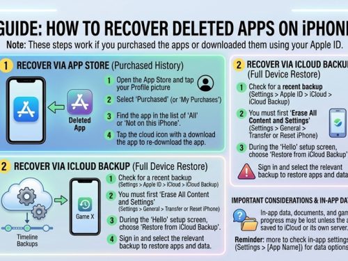 How to Recover Deleted Apps on iPhone