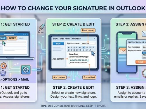 How to Change Signature in Outlook (All 4 Versions)
