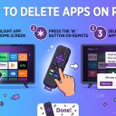 how to delete apps on roku