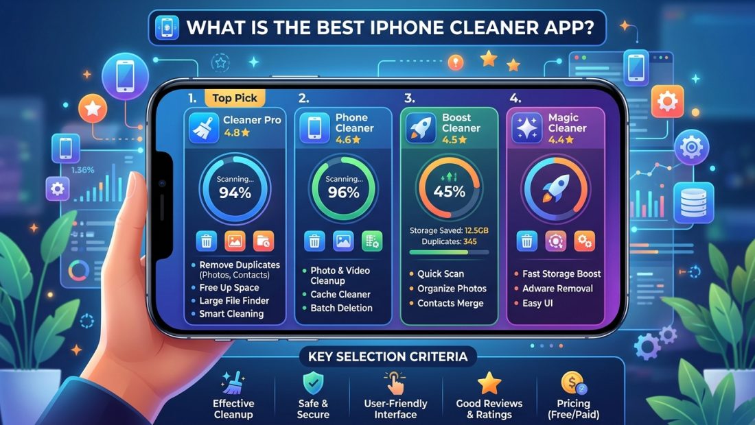Best iPhone Cleaner App in 2026 (7 Tested)
